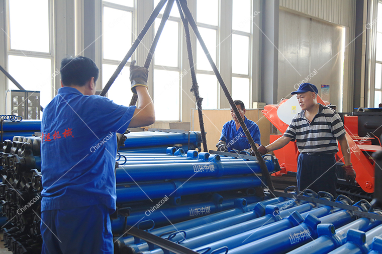 China Coal Group Sent A Batch Of Mining Single Hydraulic Props Sent To Shanxi Province