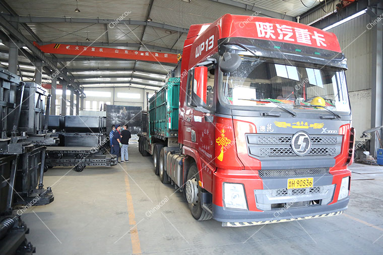 China Coal Group Sent A Batch Of Tunnel Mucking Machine To Gansu Province