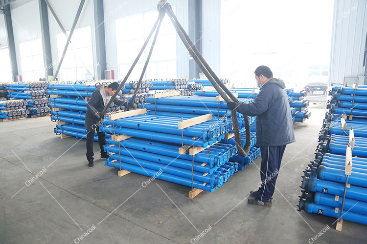 China Coal Group Sent A Batch Of Mining Single Hydraulic Props To Shanxi Jinzhong China Coal Group Sent A Batch Of Mining Single Hydraulic Props To Shanxi Jinzhong