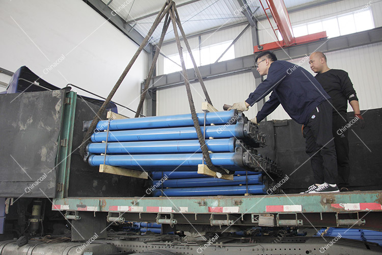 China Coal Group Sent A Batch Of Suspended Single Hydraulic Props To Jincheng, Shanxi China Coal Group Sent A Batch Of Suspended Single Hydraulic Props To Jincheng, Shanxi